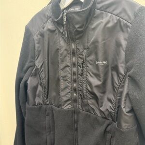 Calvin Klein Black Fleece Jacket